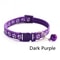 Colorful Paw Print Adjustable Pet Collar With Bell 3