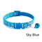 Colorful Paw Print Adjustable Pet Collar With Bell 4