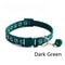 Colorful Paw Print Adjustable Pet Collar With Bell 6