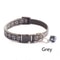 Colorful Paw Print Adjustable Pet Collar With Bell 0