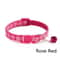 Colorful Paw Print Adjustable Pet Collar With Bell 5