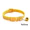 Colorful Paw Print Adjustable Pet Collar With Bell 12