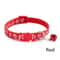 Colorful Paw Print Adjustable Pet Collar With Bell 11