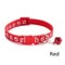 Colorful Paw Print Adjustable Pet Collar With Bell 11