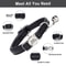 Personalized PU Leather Cat Collar With Engraved ID Nameplate 10