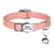 Personalized PU Leather Cat Collar With Engraved ID Nameplate 4