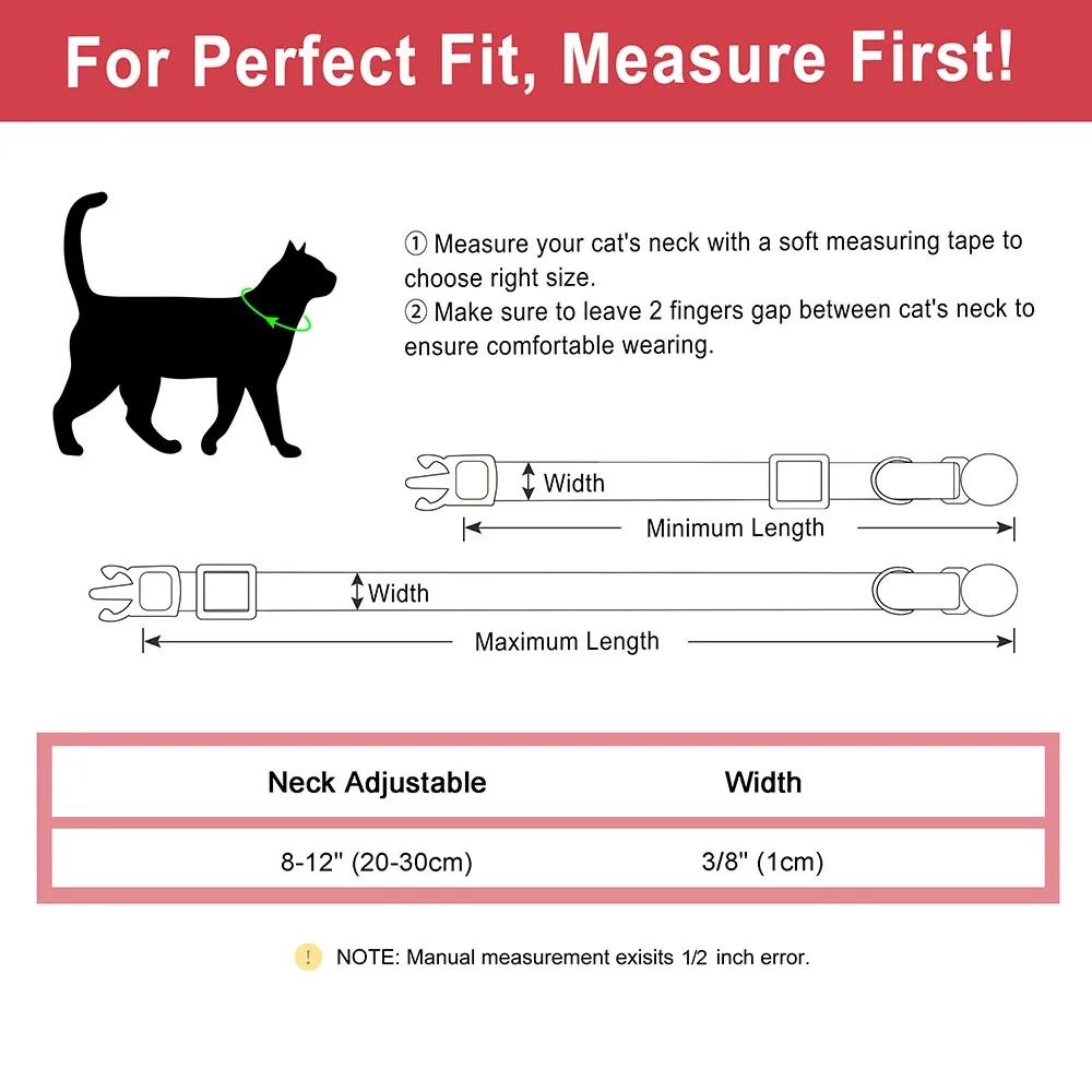 Personalized PU Leather Cat Collar With Engraved ID Nameplate 7