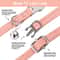 Personalized PU Leather Cat Collar With Engraved ID Nameplate 8