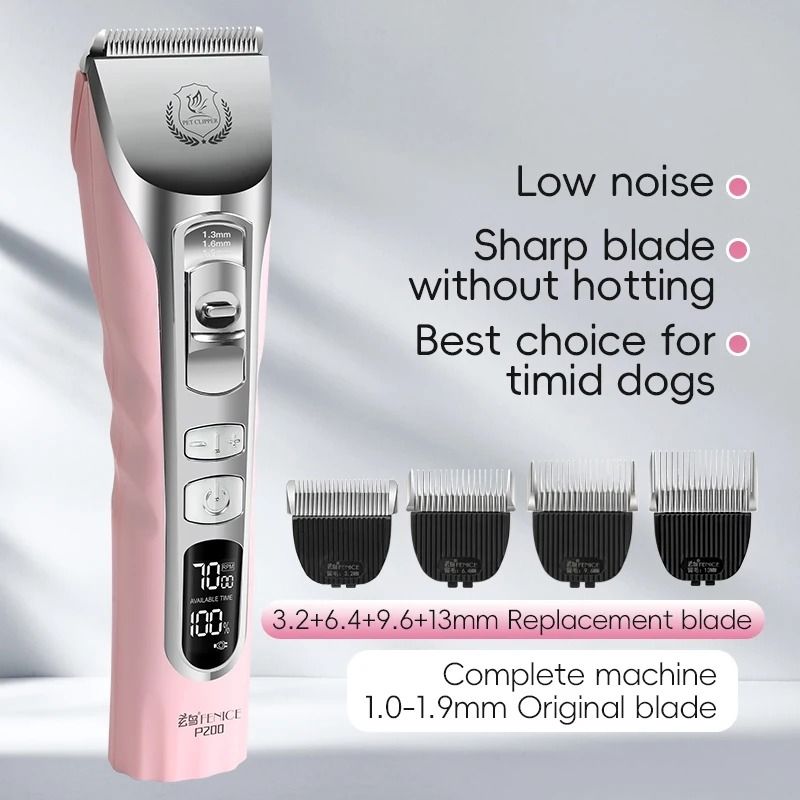 Fenice Cordless Pet Grooming Clippers With LCD Display 17