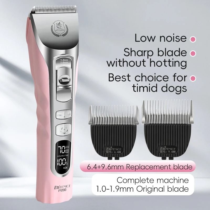 Fenice Cordless Pet Grooming Clippers With LCD Display 10