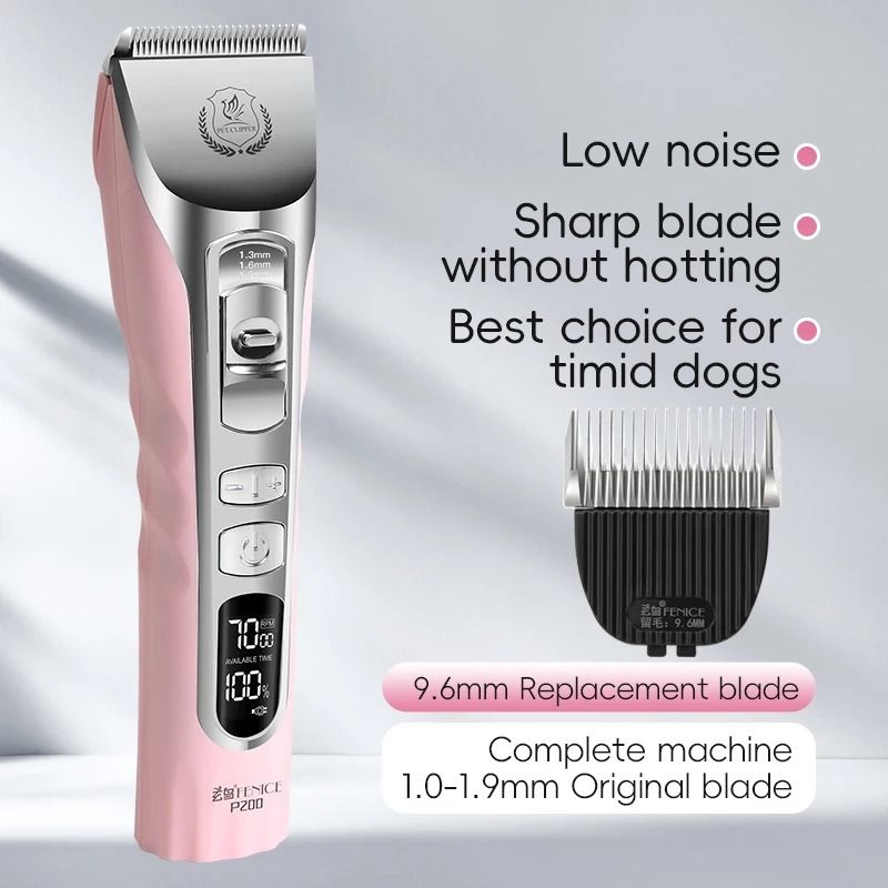 Fenice Cordless Pet Grooming Clippers With LCD Display 5