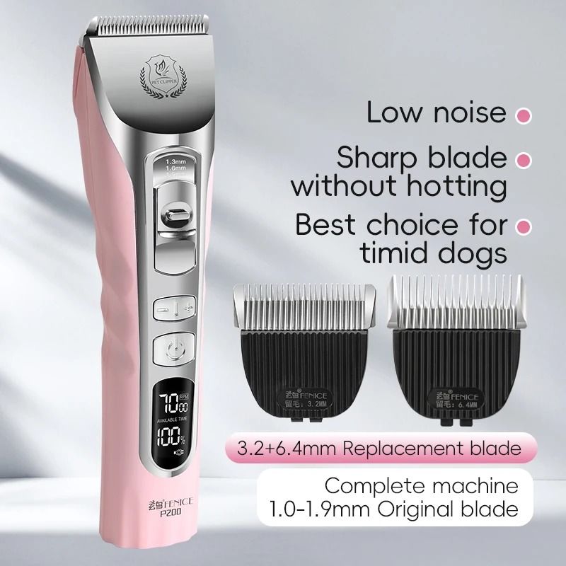 Fenice Cordless Pet Grooming Clippers With LCD Display 11