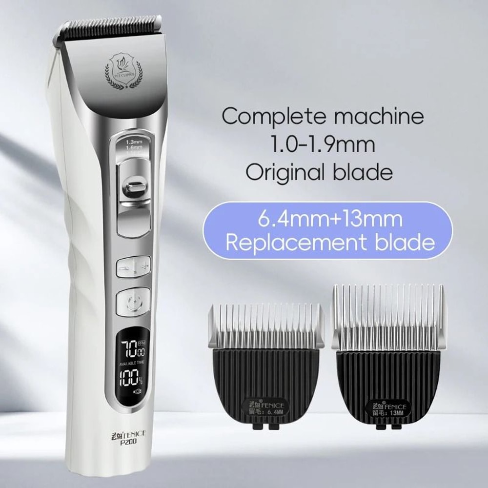Fenice Cordless Pet Grooming Clippers With LCD Display 14