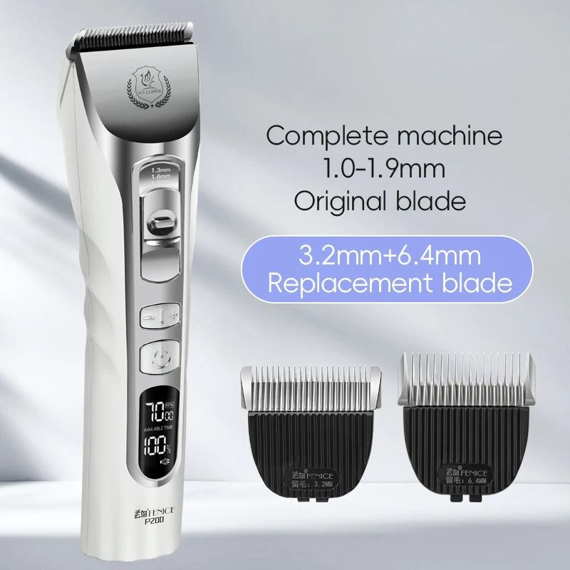 Fenice Cordless Pet Grooming Clippers With LCD Display 15