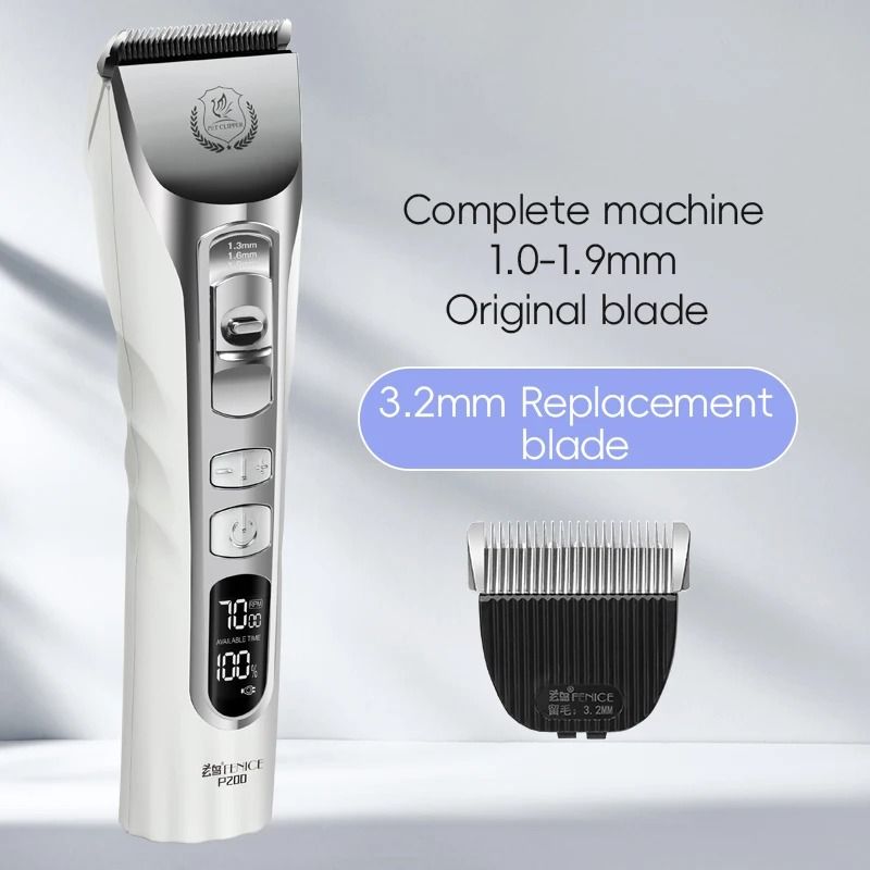 Fenice Cordless Pet Grooming Clippers With LCD Display 7