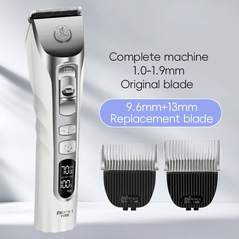 Fenice Cordless Pet Grooming Clippers With LCD Display 12