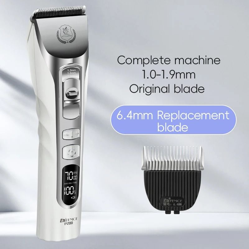 Fenice Cordless Pet Grooming Clippers With LCD Display 3