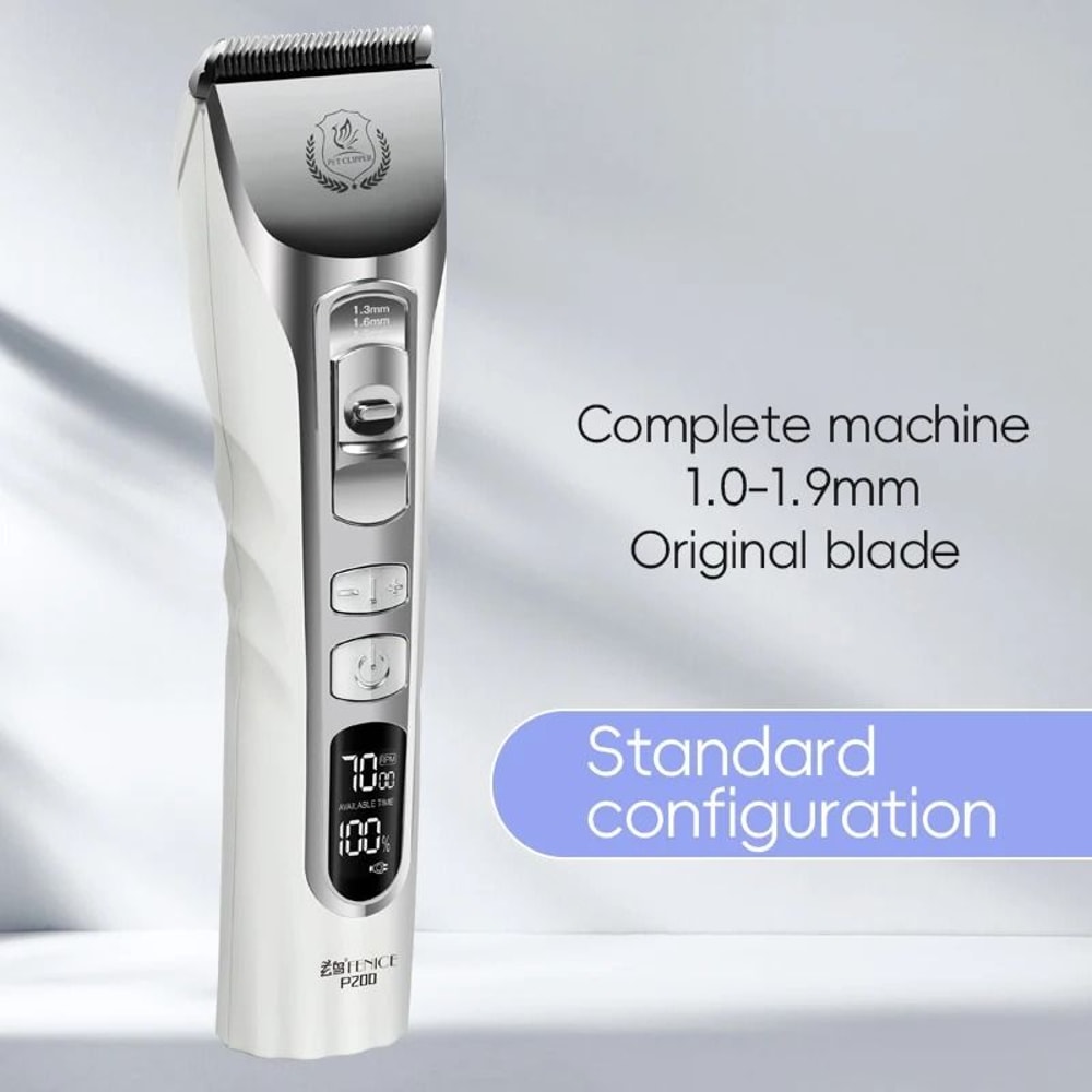 Fenice Cordless Pet Grooming Clippers With LCD Display 1