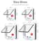 Smart 4 Way Locking Pet Door Secure Cat And Dog Flap Door With Direction Control 4