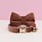 Adjustable Cat Collar With Bow Tie Engraveable Safety Buckle And Comfortable Fit 13