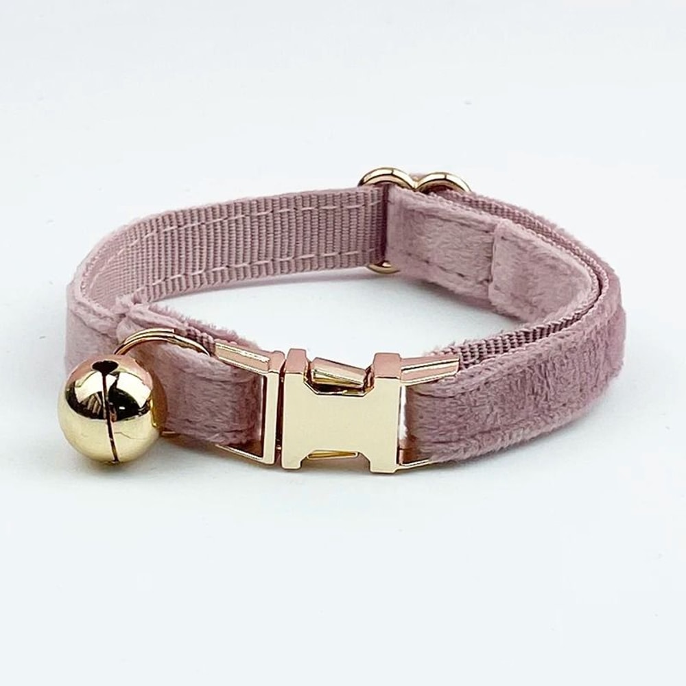 Adjustable Cat Collar With Bow Tie Engraveable Safety Buckle And Comfortable Fit 6