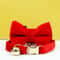 Adjustable Cat Collar With Bow Tie Engraveable Safety Buckle And Comfortable Fit 24