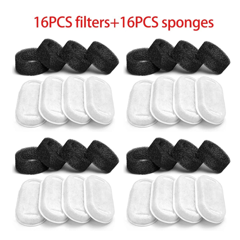 Activated Carbon Replacement Filter For Stainless Steel Cat Water Fountain And Pet Water Dispenser 3