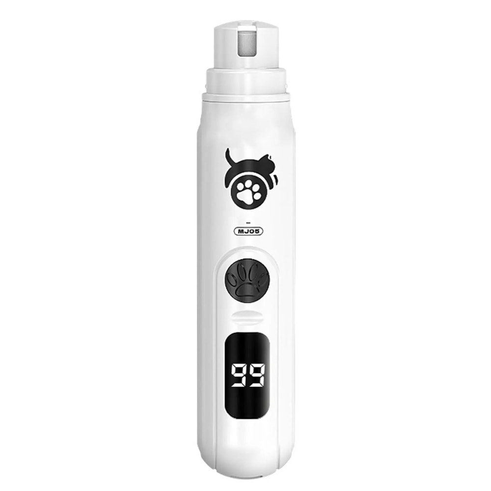 Rechargeable Pet Nail Grinder Electric Cat And Dog Nail Trimmer With 3 Speed Settings 0