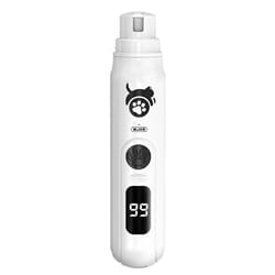 rechargeable pet nail grinder electric cat and dog nail trimmer with 3 speed settings