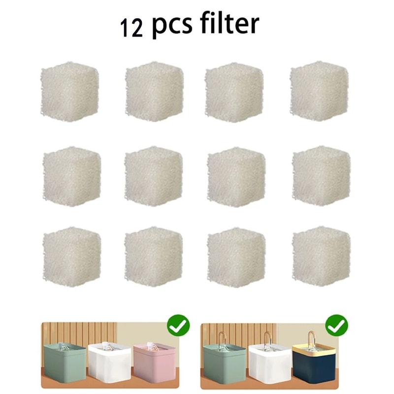 Pet Water Dispenser Replacement Filter Sponge For Cat And Dog Water Fountains 1