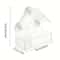 Clear Acrylic Window Bird Feeder Hanging Outdoor Bird House With Suction Cups 1