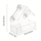 Clear Acrylic Window Bird Feeder Hanging Outdoor Bird House With Suction Cups 1