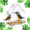Clear Acrylic Window Bird Feeder Hanging Outdoor Bird House With Suction Cups 0