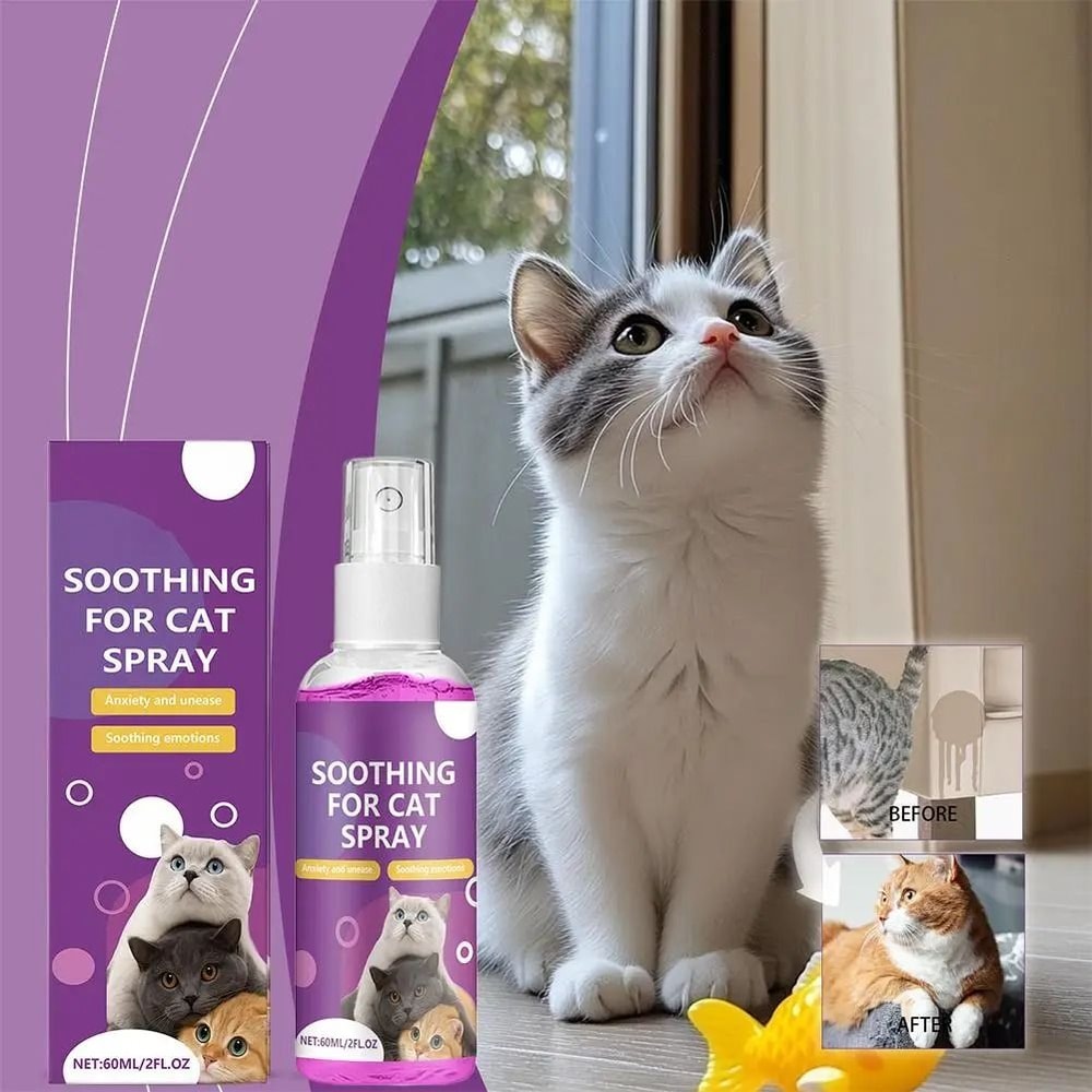Pet Calming Spray For Cats And Dogs Pheromone Anxiety Relief And Emotional Soothing Spray 60ml 4