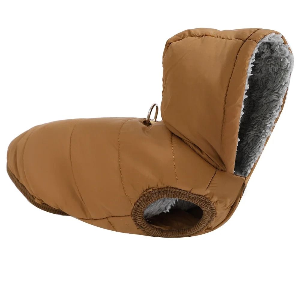 Waterproof Winter Pet Hoodie Jacket Warm Fleece Cat And Small Dog Coat With D Ring 3