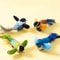 Interactive Bird Cat Teaser Toy With Catnip Sounding Wall Hanging Chasing Toy For Indoor Cats 0
