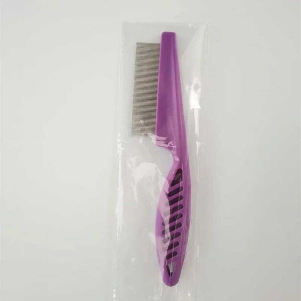 Gentle Fine Tooth Flea Comb For Cats And Small Dogs Pet Hair Untangling Grooming Brush 4