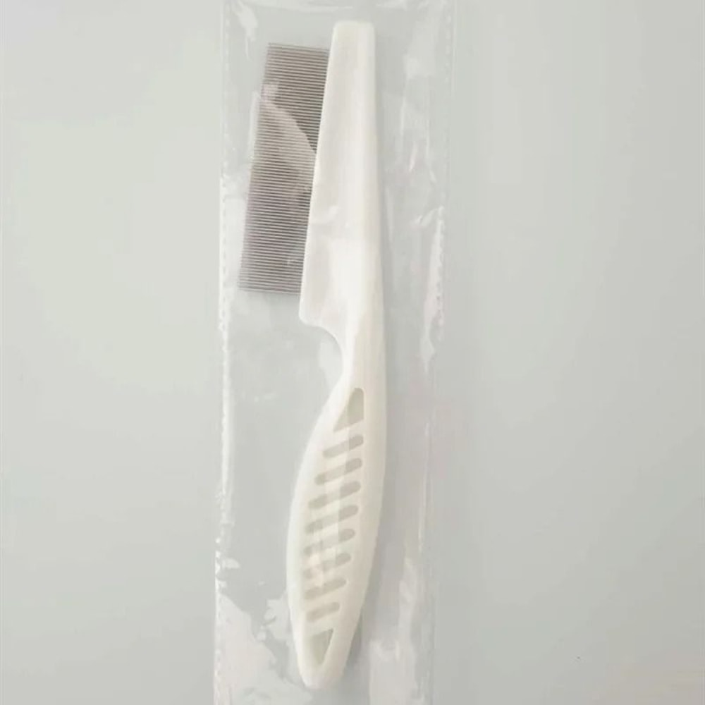 Gentle Fine Tooth Flea Comb For Cats And Small Dogs Pet Hair Untangling Grooming Brush 7