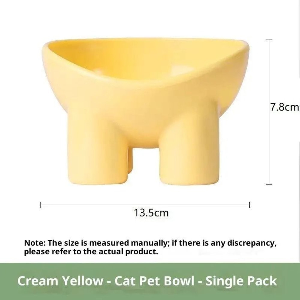Elevated Cat Bowl With Stand Neck Friendly Pet Food And Water Dish For Cats And Dogs 1