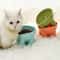 Elevated Cat Bowl With Stand Neck Friendly Pet Food And Water Dish For Cats And Dogs 5