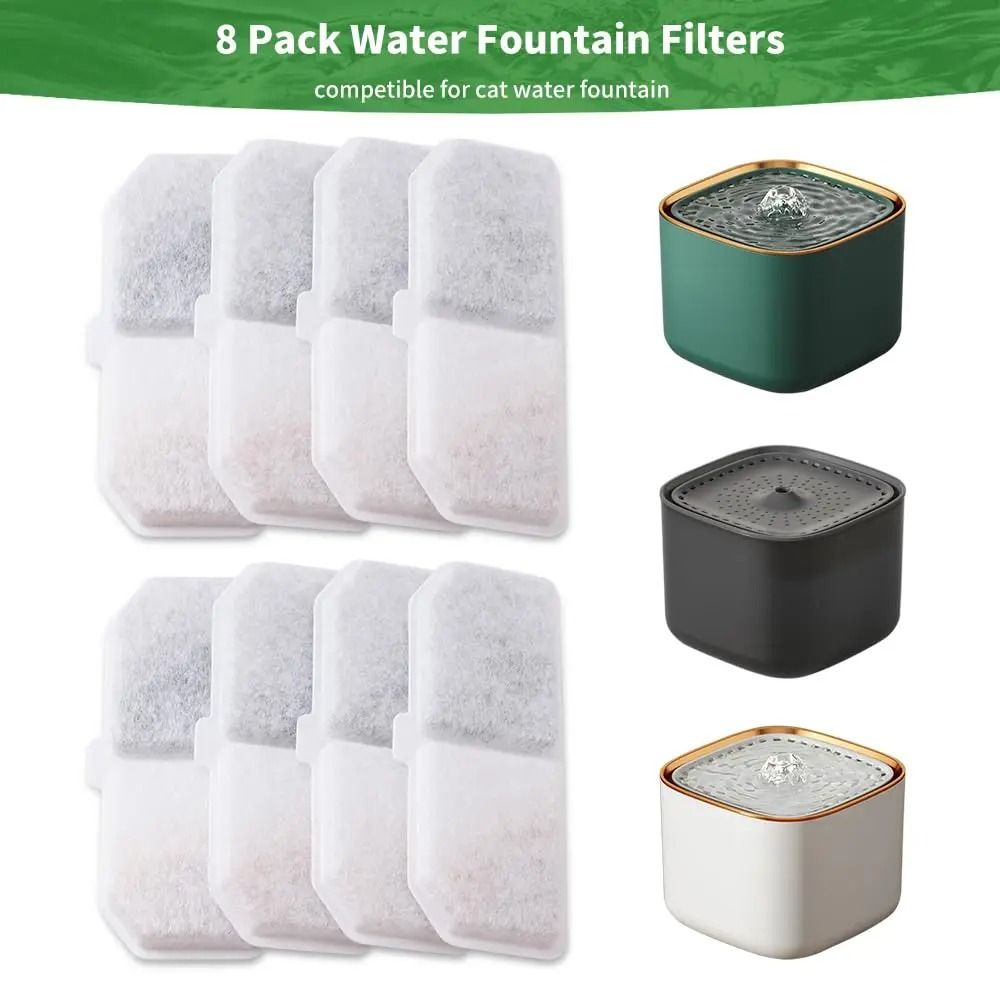 Smart Cat Water Fountain Filter Replacement Cotton For Automatic Pet Water Dispenser 2