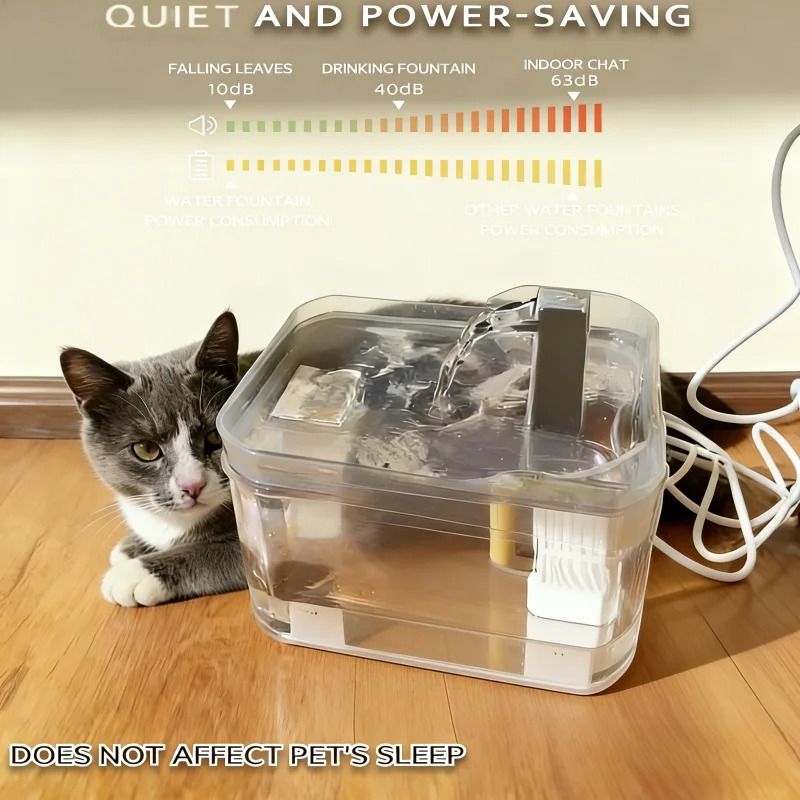 15L Automatic Cat Water Fountain USB Pet Water Dispenser With Circulating Filter System 5