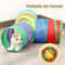 Collapsible Cat Tunnel Interactive Pet Play Tube For Indoor And Outdoor Exercise Training 22
