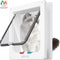 ATUBAN Large Cat Door With 4 Way Lock Durable Pet Door For Interior Exterior Doors Windows And Wall 2