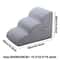 3 Step Pet Ramp Stairs For Cats And Dogs Supportive Climbing Ladder For Older Pets 8