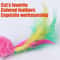 Interactive Feather Mouse Cat Toy Soft Fleece Training Toy For Cats And Kittens 4