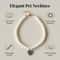 Adjustable Pearl Cat Collar Elegant Pet Necklace For Kittens And Small Cats 13