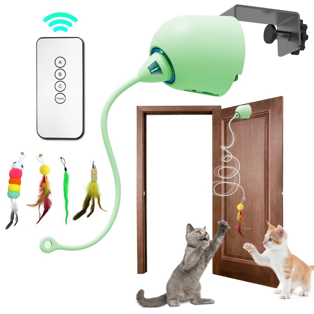 INKZOO Interactive Cat Toy Automatic Whack A Mole Mouse Game For Indoor Cats 2