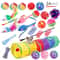 Foldable Cat Play Tunnel Tent With Mouse Ball Toys For Kittens And Indoor Cats 24