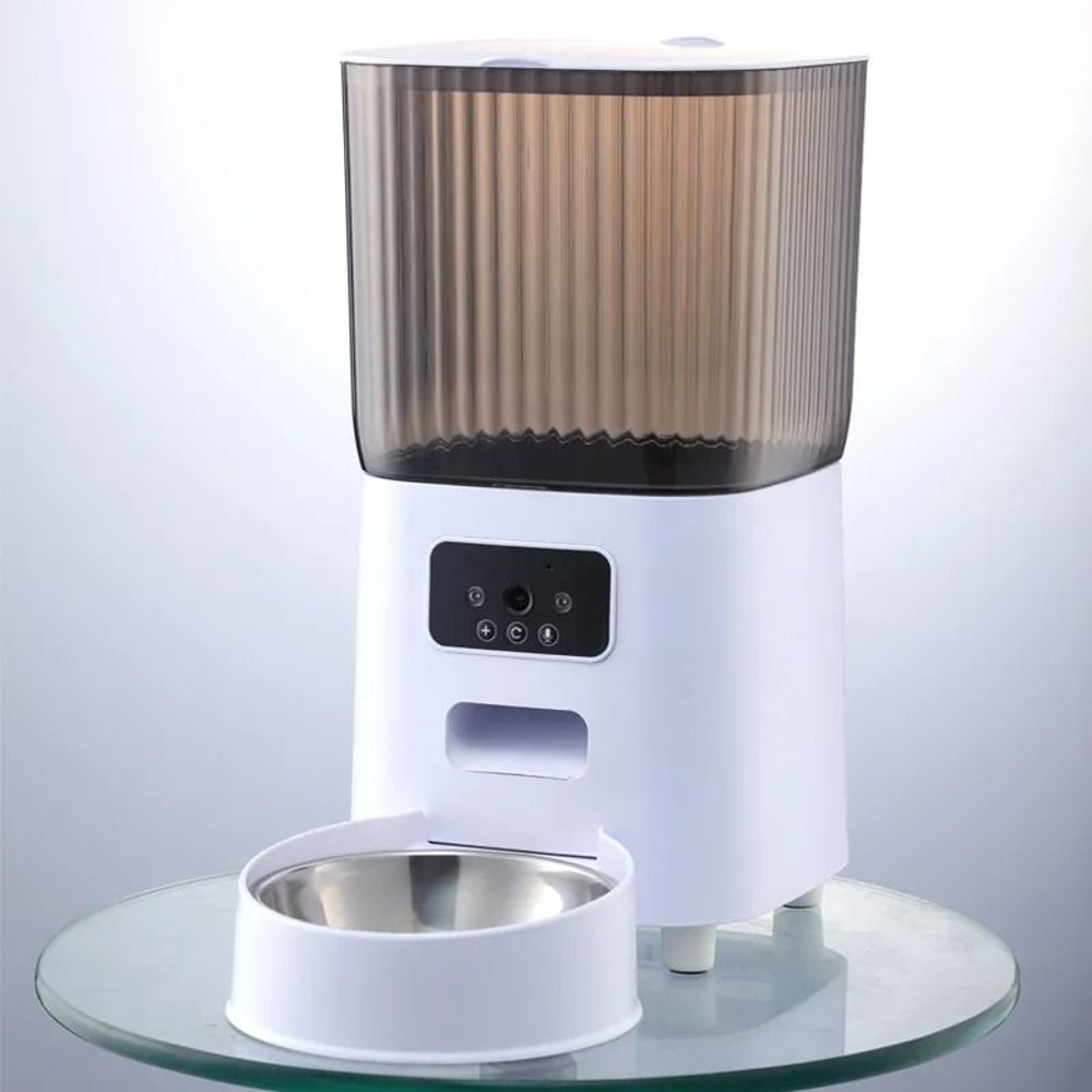 Smart Automatic Pet Feeder With Camera WiFi Food Dispenser For Cats And Dogs 4